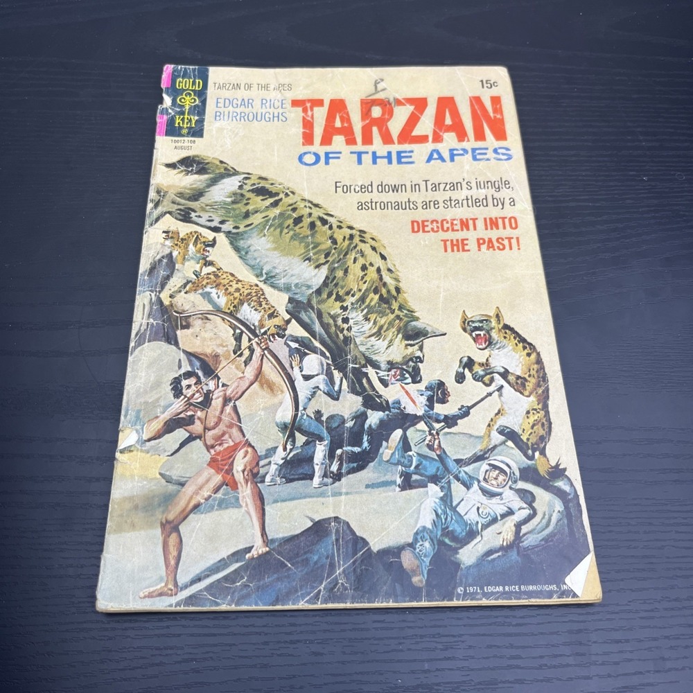Tarzan Of The Apes #202 August‎ 1971 Gold Key Comic Book